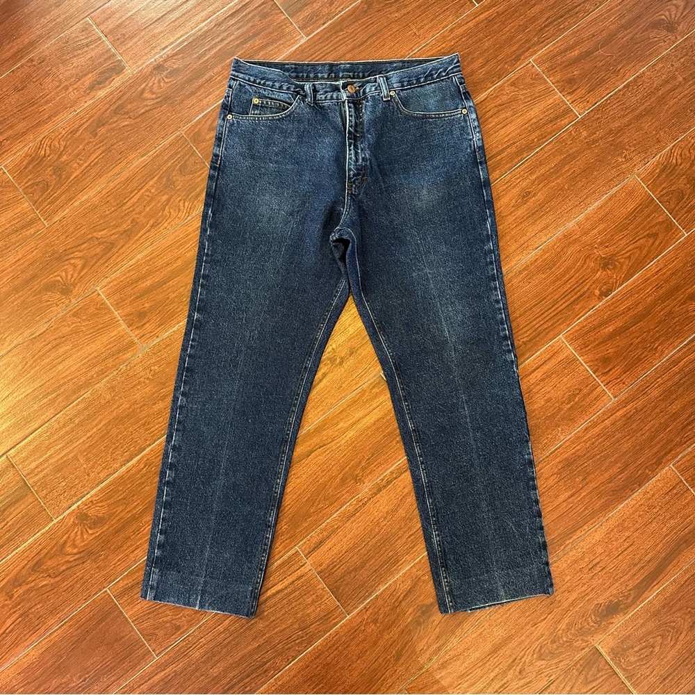 Vintage Calvin Klein Blue Jeans Mens 38x30 Cotton USA Union Made